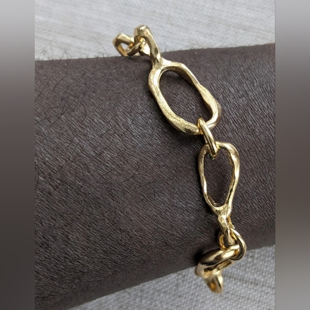 Lingua Nigra Small Favors Link Sculptured Bracelet - Picture 4 of 5